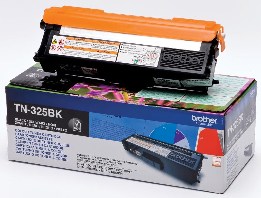 772599 Brother TN325BK Toner BROTHER TN325BK 4K sort 